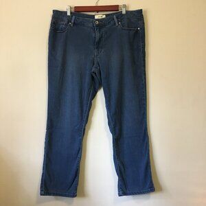 Parasuco Slouchy Blue Jeans Size 14 32 Soft Rayon Blend Relaxed Boyfriend